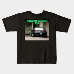 Nissan Silvia S14 - Cartoon Design Kids T-Shirt